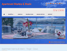 Tablet Screenshot of apartmani-marina-marin-ciovo.com